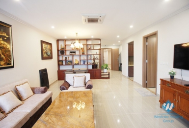 Three-bedroom apartment with large natural view for rent in Ciputra, Tay Ho, Hanoi